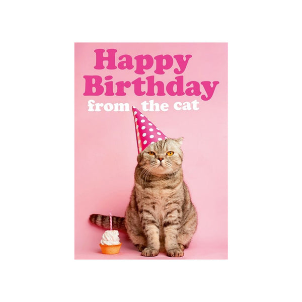 Happy Birthday from the Cat Card by Dean Morris