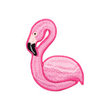 Flamingo Bird Embroidered Badge