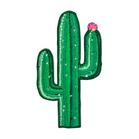 Cactus Plant Embroidered Badge