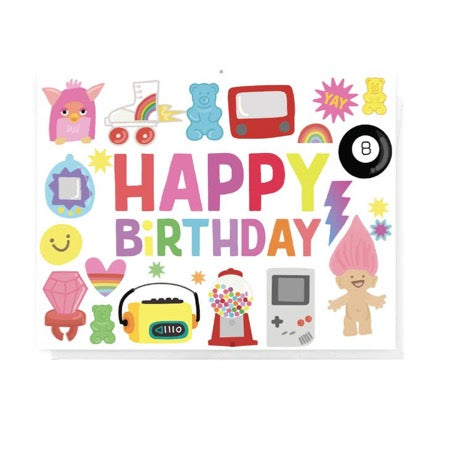 Retro Birthday Card for Grown Ups by The Penny Paper Co