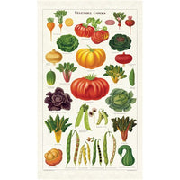 Cavallini & Co Vintage Vegetable Garden Tea Towel