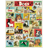 Dogs Vintage 1000 Piece Puzzle by Cavallini and Co. Picture is of completed puzzle