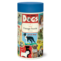 Dogs Vintage 1000 Piece Puzzle by Cavallini and Co