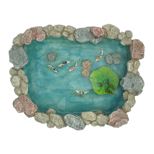 Fillable Fish Pond with Lily Pad for your Fairy Garden