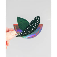 Home is Where My Plants Are Holographic Sticker by HEMLEVA