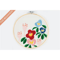 Floral Embroidery Kit by Journey of Something