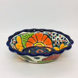 Talavera Oval Bowl. Handcrafted in Mexico
