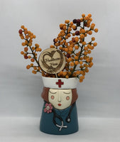 Baby Healthcare Hero Planter with Red Hair