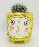 Baby Sun Planter by Michelle Allen. Pictured planted with a cactus
