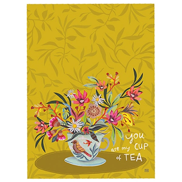 You Are My Cup of Tea Towel by Allen Designs. Spend over $99* online to receive your free gift.