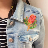 Protea Embroidered Patch by Missy Minzy