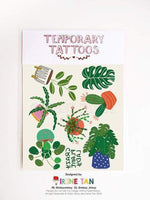 Crazy Plant Lady Temporary Tattoos by Canberra Illustrator Missy Minzy