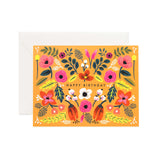 Folk floral birthday card by Rifle Paper Co