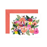 Juliet Rose floral birthday card by Rifle Paper Co