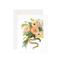 Best Wishes Bouquet Greeting Card by Rifle Paper Co