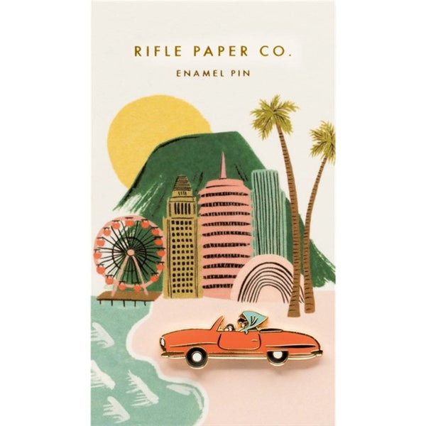 Car Enamel Pin by Rifle Paper Co