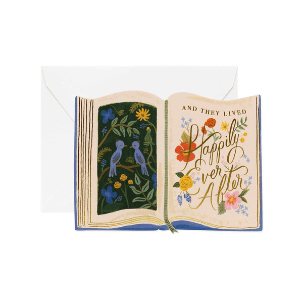 Happily Ever After Story Book Card by Rifle Paper Co