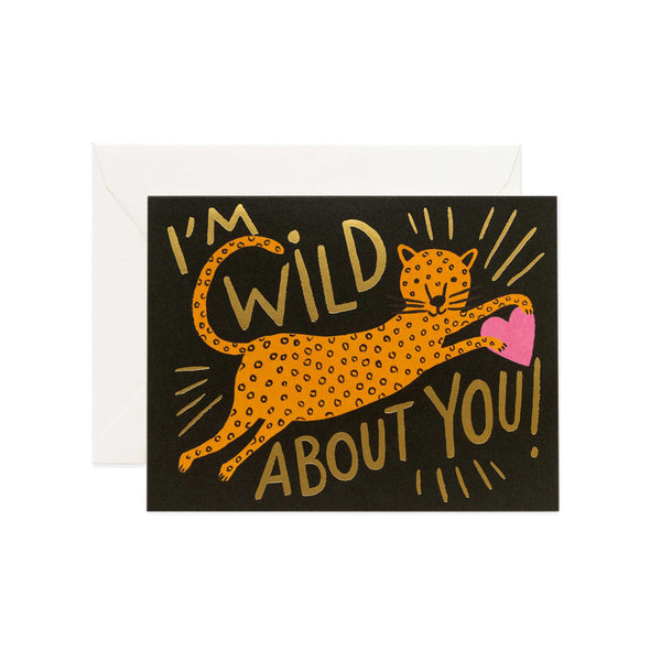 Wild About You Greeting Card by Rifle Paper Co
