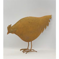 Rustic Chicken Garden Ornament