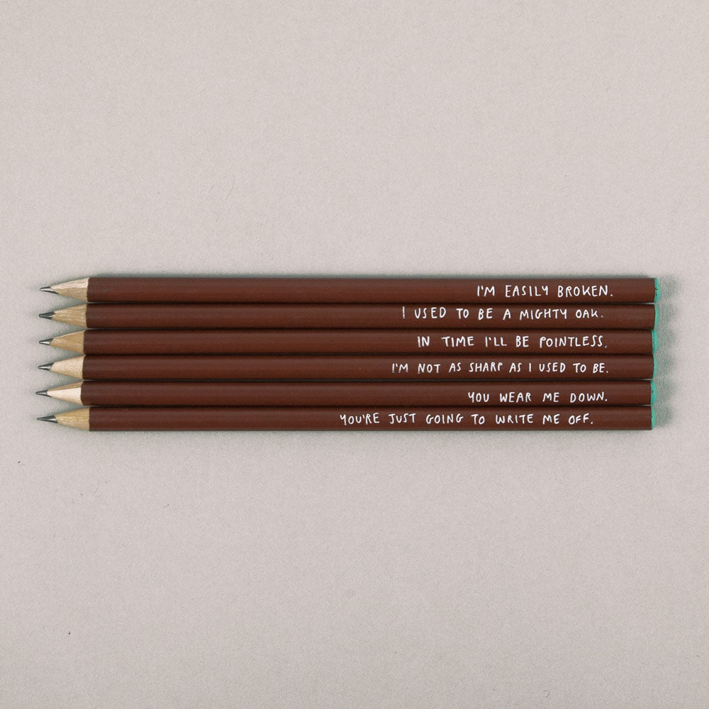 SALE Depressed Pencil Set by Sharp (&) Blunt – So Succulent Melbourne