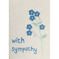 Forget-Me-Not- Sympathy Plantable Greeting Card