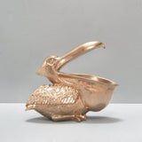 Gold Peter the Pelican Home Decor by White Moose