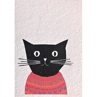  Cat in Jumper Plantable Greeting Card